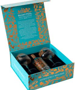Silent Pool Gin Coffret avec Verres 5 SILENT POOL GIN GILF BOX WITH 2 GLASSES