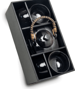Black Japanese Tea Set